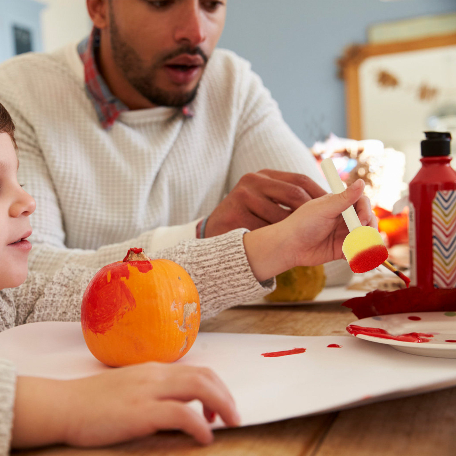 Art And Craft For Nursery - 20 buah kuas spons untuk menggambar,