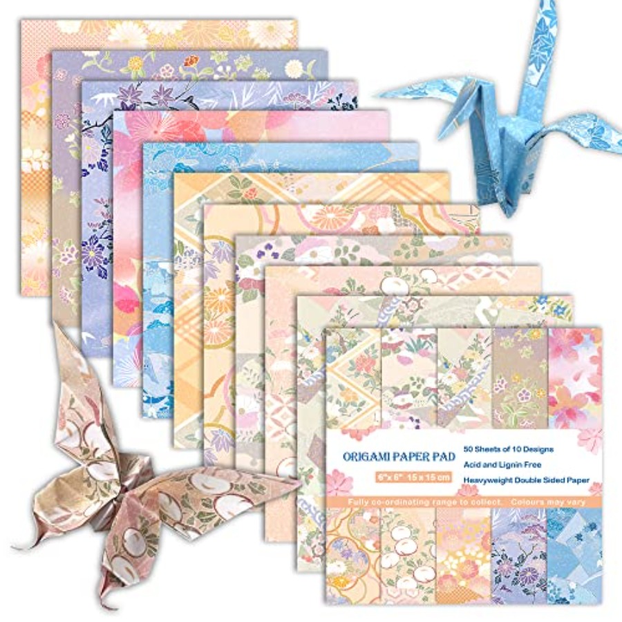 Art Craft With Paper - Kertas Origami 6x6 Dua Sisi 50