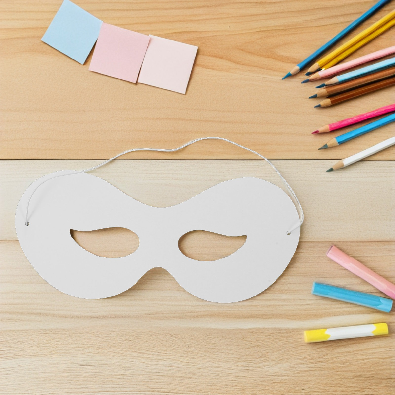 40 buah masker polos untuk ana - Art Craft With Paper ulasan dan harga