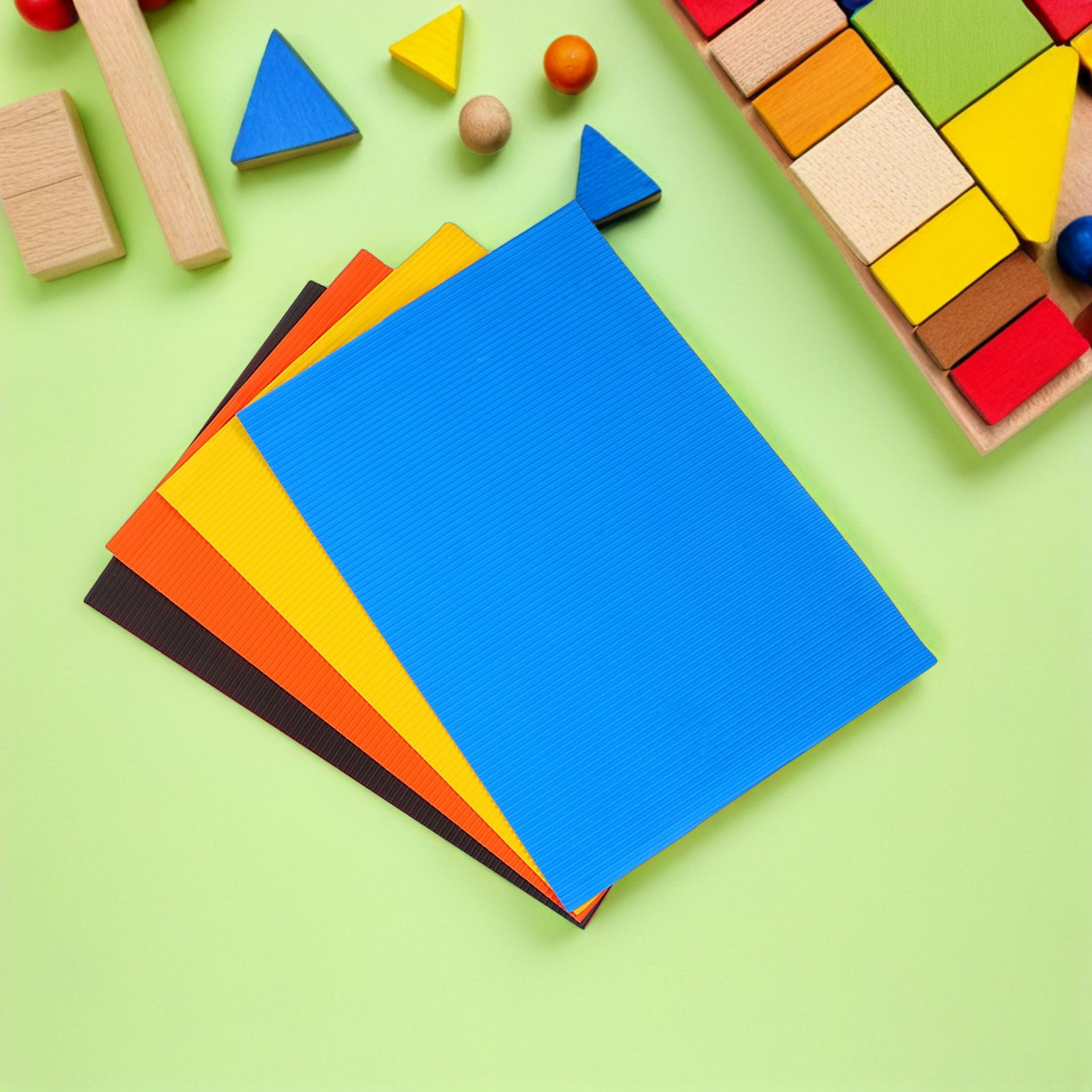 40 Lembar Kertas Bergelombang  - Art Craft With Paper ulasan dan harga