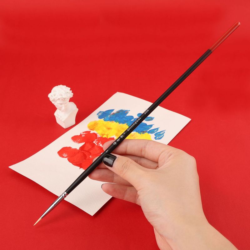 Kuas dengan Bulu Nilon, Kuas u - Gouache Paint Set ulasan dan harga
