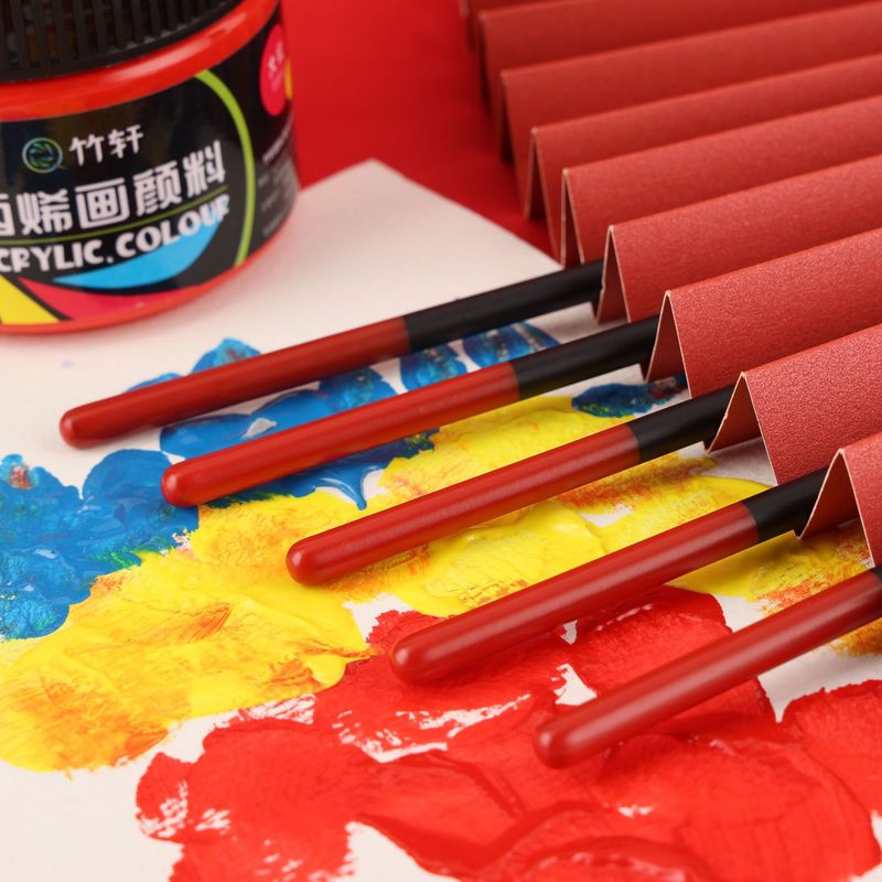 Kuas dengan Bulu Nilon, Kuas u - Gouache Paint Set ulasan dan harga